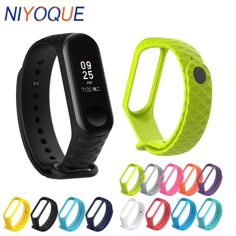 

For Xiaomi Mi Band 3 Strap Barcelet Colorful Silicone Strap For Miband 3 Replacement Smart Band Accessories For Mi Band 3
