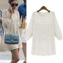 Летние Для женщин сексуальный Повседневное кружевное платье с вышивкой платья вечерние Повседневное Винтаж белое черное мини-платье, Vestidos roupas femininas L70