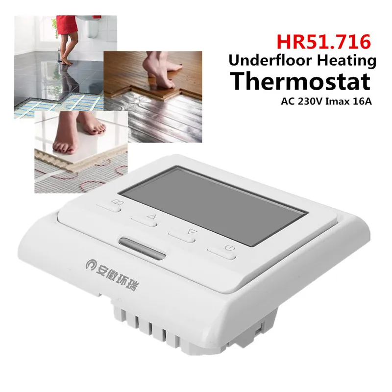 

ZEAST for Underfloor Heating Mat Home Temperture Controller LCD Display ALL SIZES Dual Core Electric 200w/m2 Under Tile Heating