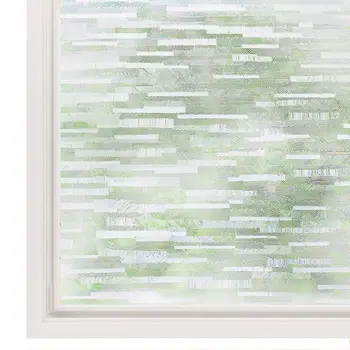 

Privacy Window Film Frosted Matte Window Sticker Static Cling Door Film No Glue Glass Film Window Sticker Anti-UV Glass Film