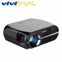 VIVIBRIGHT LED Projector GP100. 1280×800 Resolution 3200 Lumens Support 1080P, Home Theater Projector LED TV Cinema