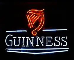 На заказ Guinness СТЕКЛО Неоновый свет знак пивной бар