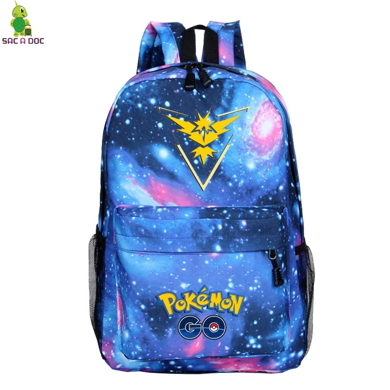 Рюкзаки с логотипом Pokemon, повседневные школьные сумки для студентов, подростковые рюкзаки для ноутбука, дизайнерские дорожные сумки Galaxy Bolsa Escolar