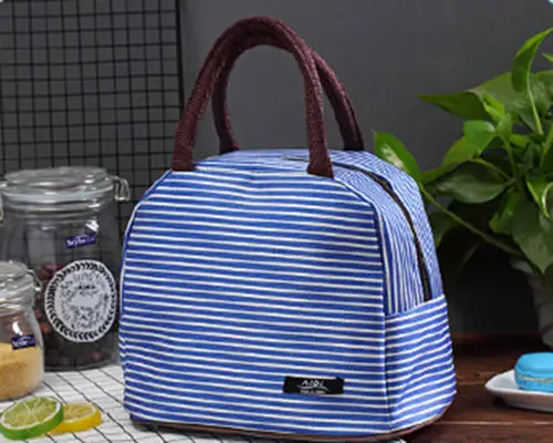 Ланч-бокс сумка для хранения Портативный Термоизолированный кулер коробка для пикника чехол для хранения сумка для переноски - Цвет: Синий