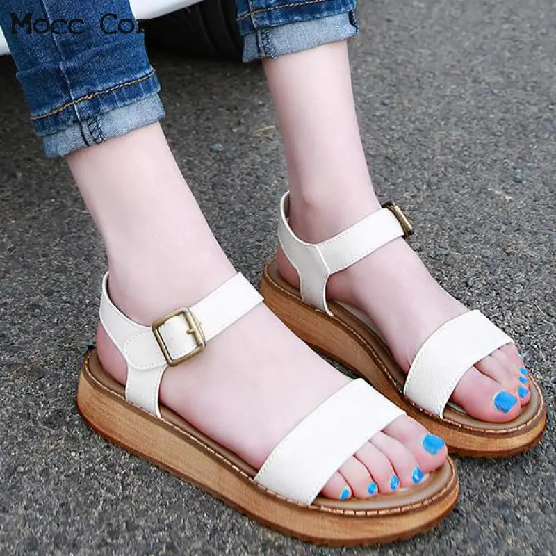 

Wedges Platform Women Sandals Summer Ladies Flat Shoes Female Flip Flop Comfort Casual Woman Beach Shoes Plus Size 43 Chaussures