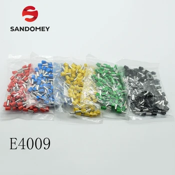 

E4009 Tube insulating terminals 4MM2 Cable Wire Connector Insulated Insulating Crimp Terminal Connector 100PCS/Pack