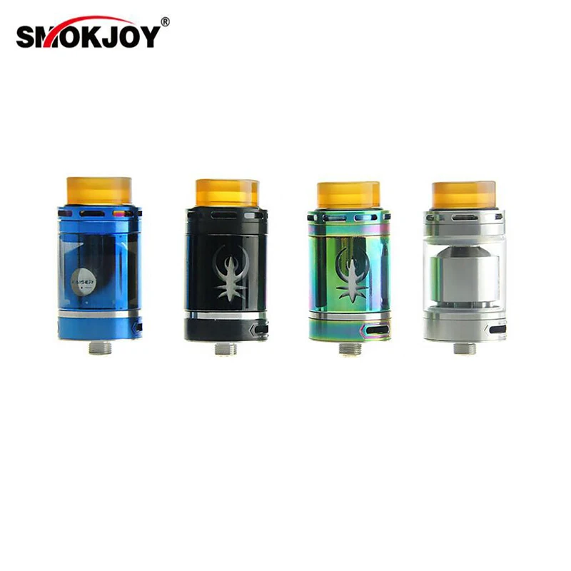 Оригинал Smokjoy Kaiser RTA Танк Экстра Pyrex стекло 3 мл ёмкость распылитель 810 потека 510