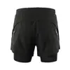 ARSUXEO Men's Running Shorts 2 in 1 Sports Shorts Quick Dry Active Training Exercise Jogging Gym Shorts With Zipper Pockets B202 3