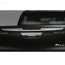 2016 toyota hilux revo accessories chrome truck trim for toyota hilux revo 2015 2016 + car styling toyota hilux tail gate trim chrome side door trim for toyota fortuner an160 hilux sw4 2015 2016 2017 car styling body cladding deflector accessories ycsunz