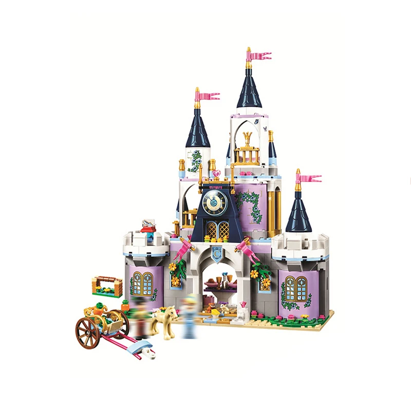 

10892 Friends Princess Cinderella's Dream Castle Building Blocks Educational DIY bricks Toys For girls Compatible With 41154
