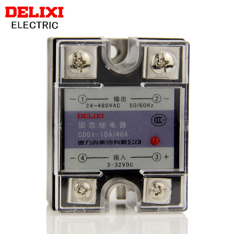 

40 A Small-sized Solid State Relay DC 24V 220V Direct Control Communication Ssr Solid State Relay