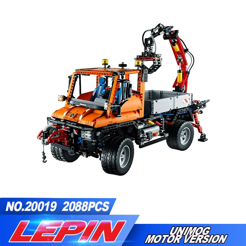

IN STOCK New Lepin 20019 2088pcs Technic Ultimate Series The Mechanical Truck Unimogu Set Building Blocks Bricks Toys 8110