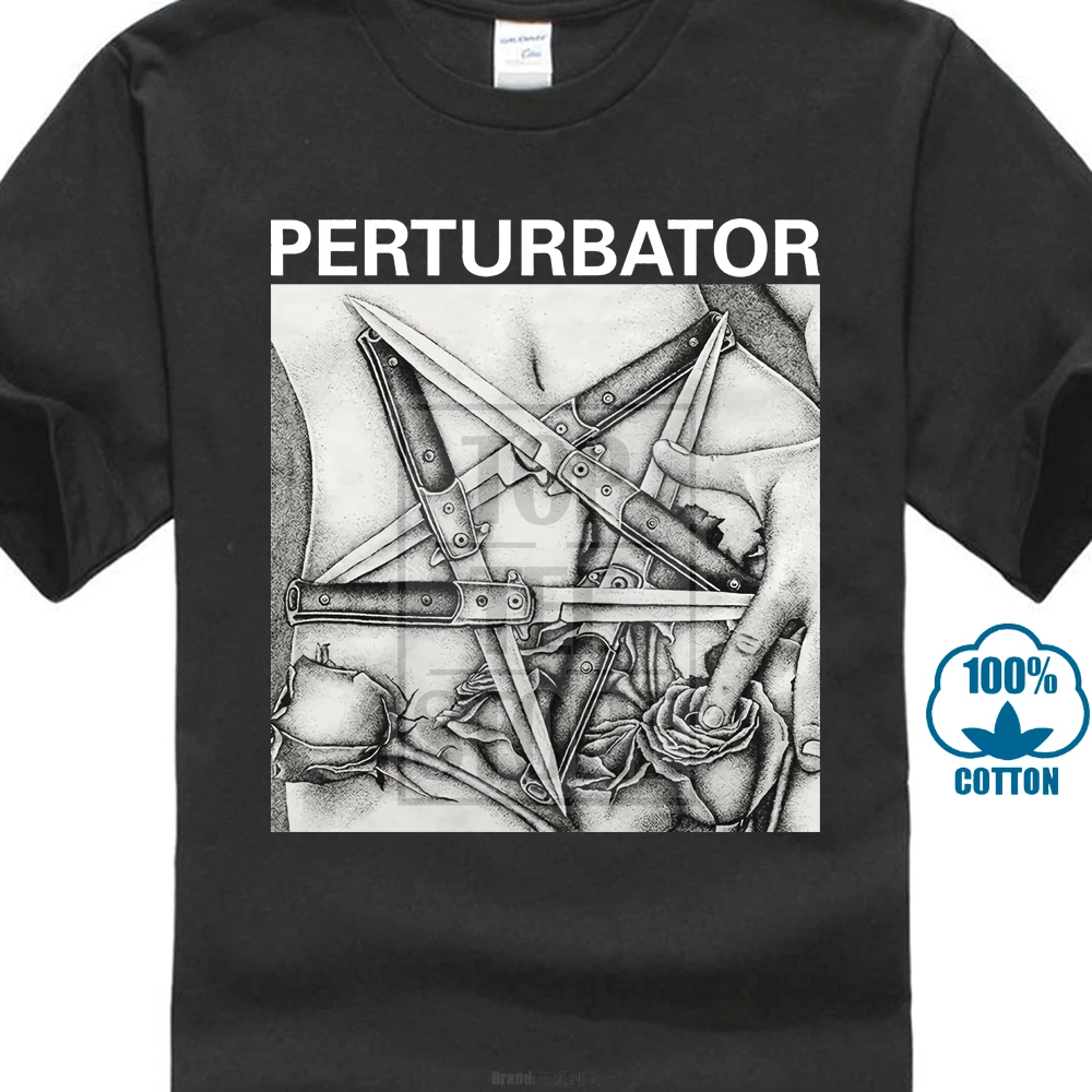 

Perturbator Pentaknife M Xl Official Tshirt Dark Wave Synthwave Tour T Shirt