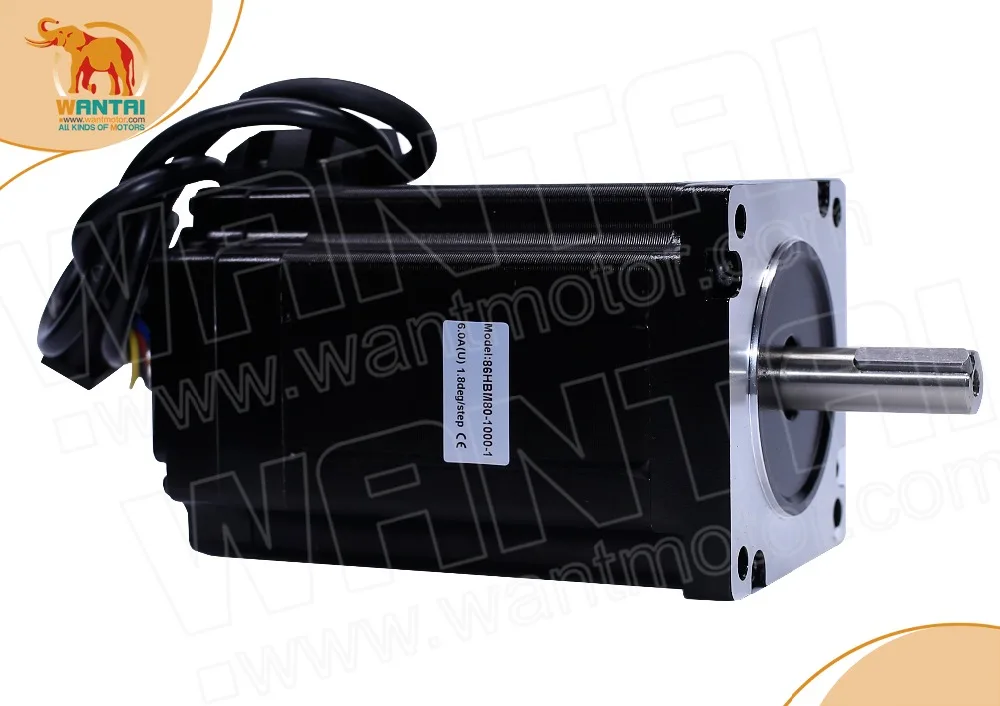 US $450.80 EU FREE Wantai 3Axis Servo Motor 86HBM1001000 NEMA34 Encoder 1000CPR12NM1700ozIn Make UpClosed Loop System DRIVER SS880