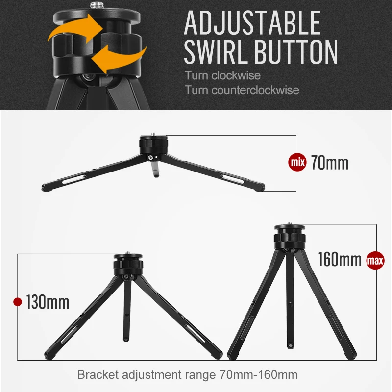 Новейший регулируемый штатив монопод с 1/4 для Feiyu Gimbal Zhiyun Crane 2 3 Weebill LAB Smooth 4