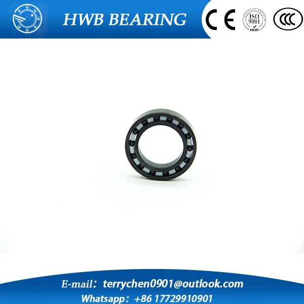 Free shipping high quality 6406 full SI3N4 ceramic deep groove ball bearing 30x90x23mm