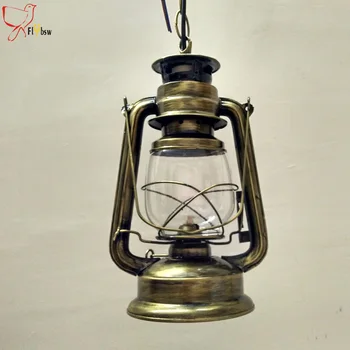 

Eu Barn Lantern nostalgic retro pendant light vintage creative kerosene lamp restaurant bar lantern lamp hanging light fixture