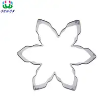 Прямые продажи, рождественские снежинки Форма украшения торта Fondant фрезы Инструменты, Рождественский торт Cookie Печенье Формы для выпечки