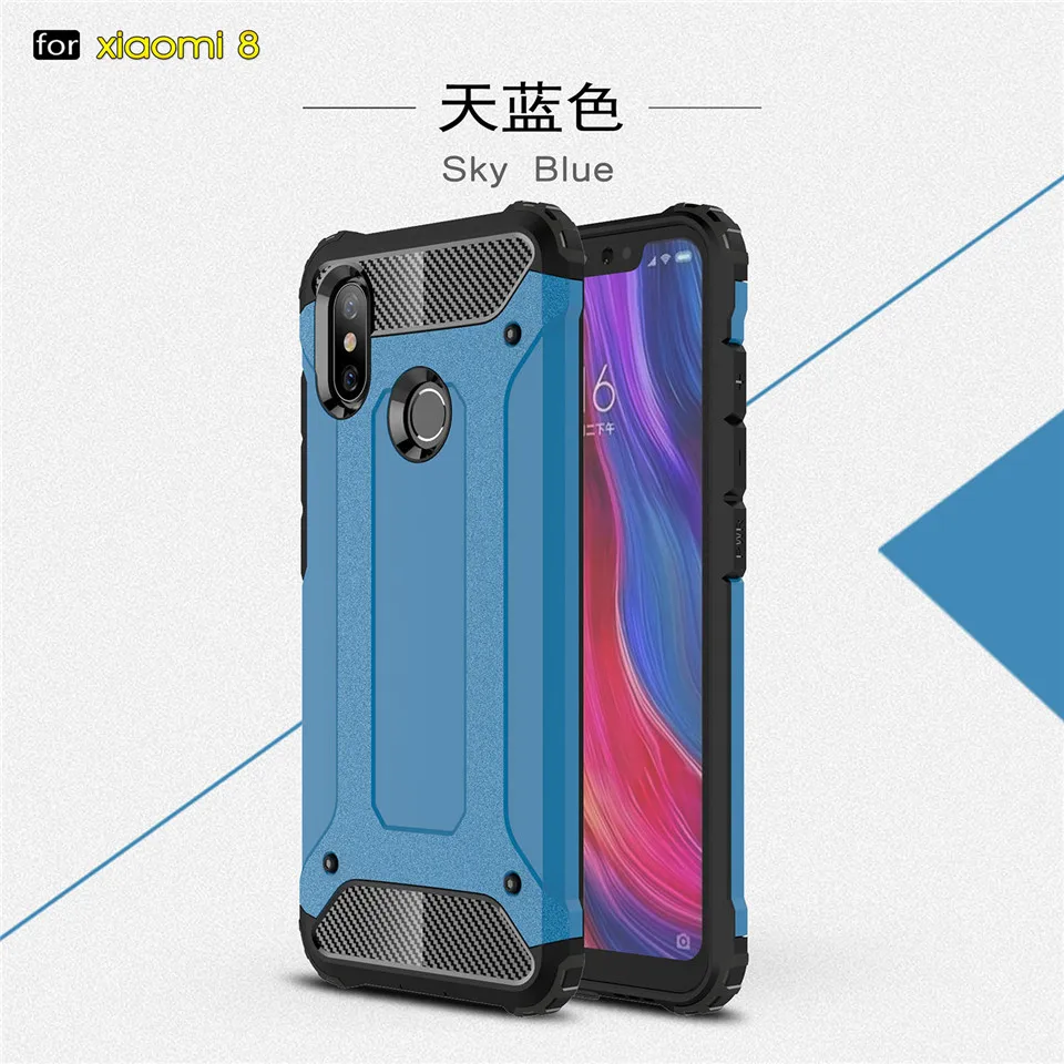 MLLSE Strong Hybrid Tough Shockproof Armor Phone Back Case For Xiaomi Mi8 SE Mix2S Mi5X 6X Redmi 5A Note 5A Rugged Impact Cover (19)