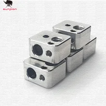 Premium Quality Aluminium V6 Heat Block ForV5 V6 J-head Extruder HotEnd 3d Printer Parts Heater Hot End Heating Accessories 5pcs