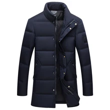 Брендовая одежда, зимняя мужская куртка, модная мужская зимняя парка, шерстяное пальто, повседневные теплые мужские пальто, толстые длинные кашемировые парки