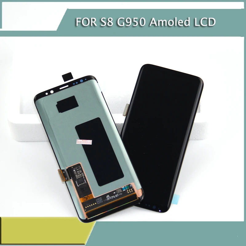 

LCD Screen for Samsung Galaxy S8 Display G950 S8 G950 G950F Assembly Super Amoled Replacement