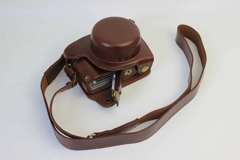Роскошный чехол из искусственной кожи для камеры Panasonic Lumix GF7 GF8 GF9 GF10 12 32 мм сумка с
