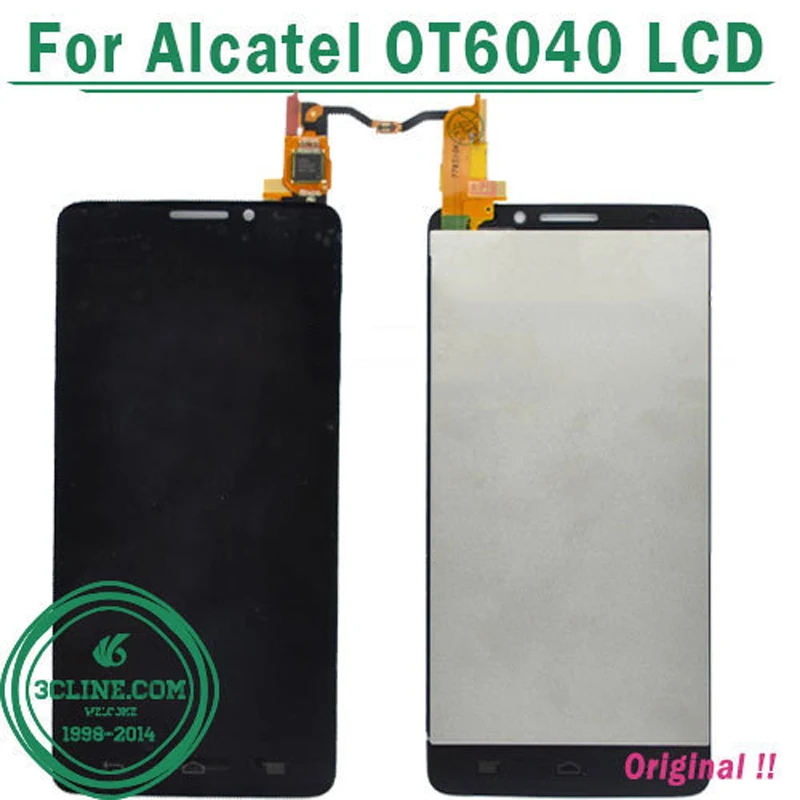 

10/PCS Tested OT6040 LCD FOR Alcatel One Touch Idol X OT6040 6040D 6040E LCD Display Touch Screen Digitizer Assembly Free DHL