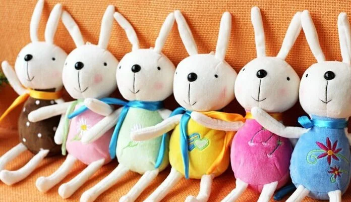 

1X Random Color Kawaii 16CM Rabbit Plush Stuffed TOY DOLL Strap TOY ; Bouquet DOLL Wedding Gift TOY Accessories DOLL