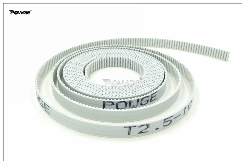 PU T2.5 with Steel Core Whit Color T2.5 Open Timing Belt Quality Replacement Parts 3mm-9mm Width WYanHua-Timing Belt Timing Belt Color : Length 10M, Size : 3mm Timing Belt T2.5 Belt