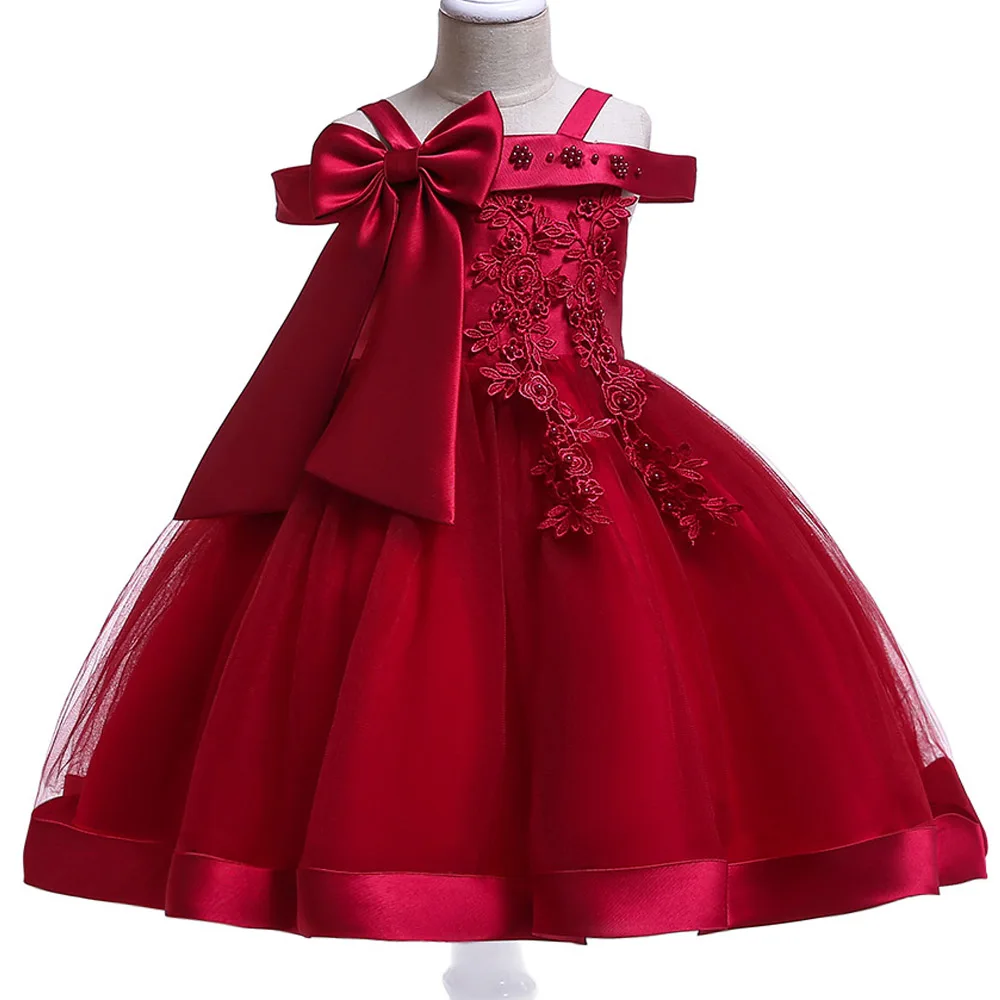 С цветочным узором для девочек летние платья для детей платье принцессы для девочек детская одежда Вечеринка платья на свадьбу; vestido, 3, 8, 10 лет