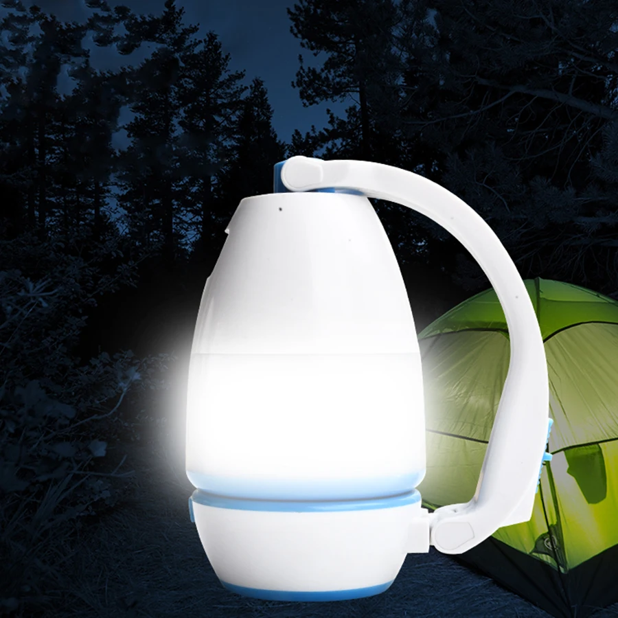 

Multi-function Portable Camping Light Lamp LED Rechargeable Hand Lamp Hiking Hunting Lantern Light Outdoor Lighting