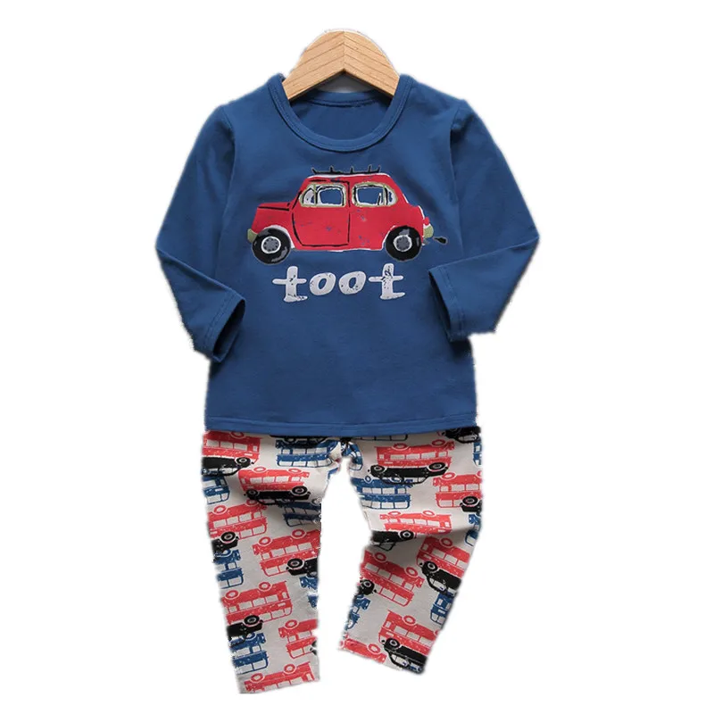 

VIDMID 1-9Y boys pajamas clothing sets for boy long sleeve t-shirts pants kids cotton children's underwear set sleepwear 4049 01