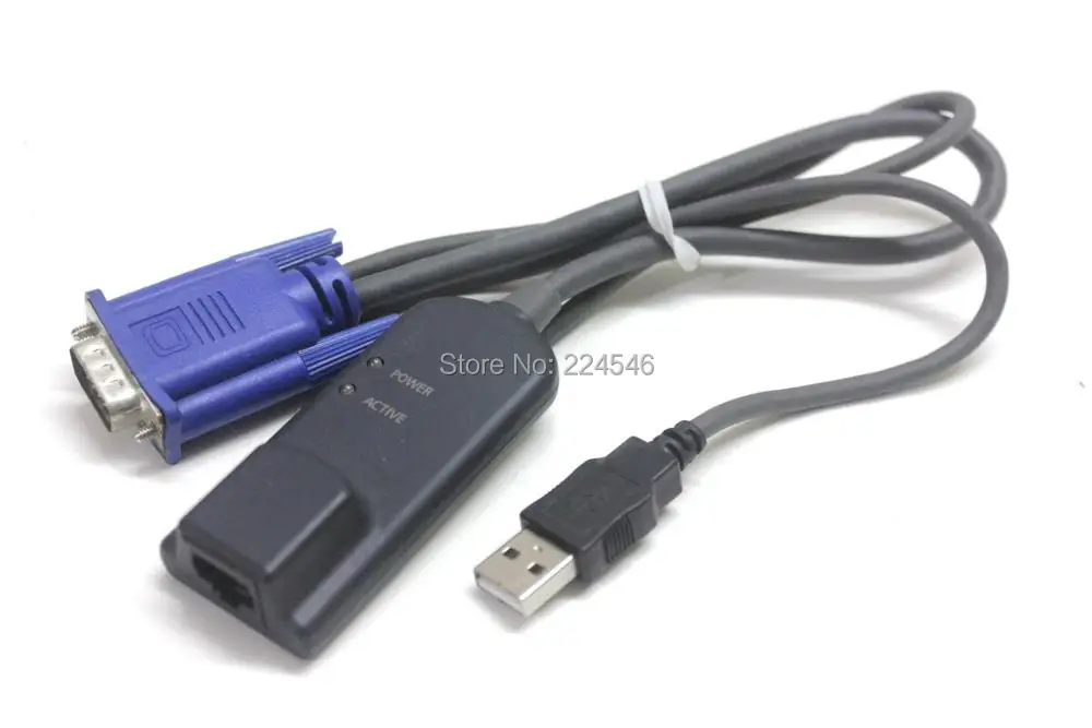 Б/у KVM переключатель виртуального медиа модуля кабеля для Avo cent DSAVIQ USB2L|kvm switch