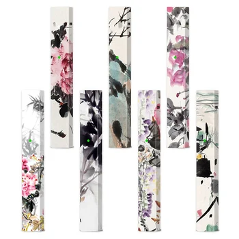 

7 Styles 2020 Newest Chinese Style Flower Ink Painting Sticker Skin Case Cover For Juul