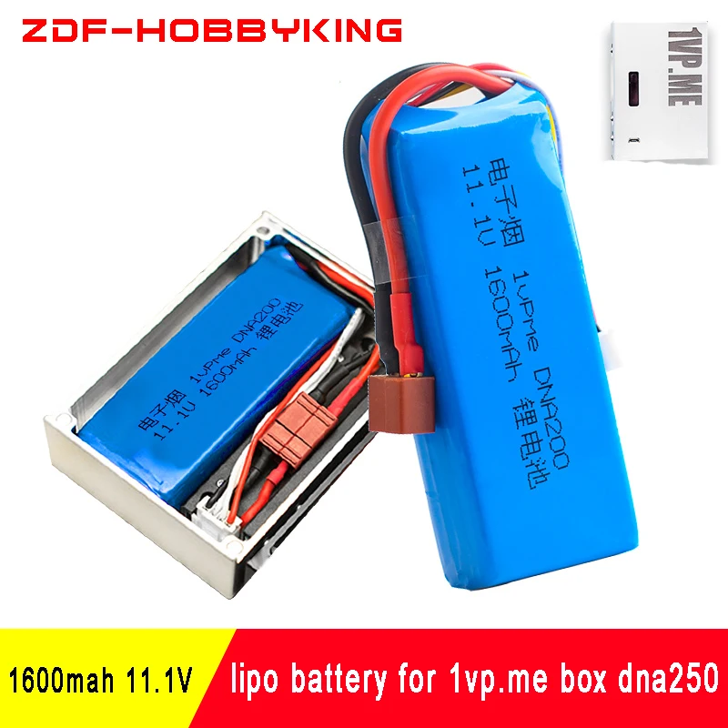 Новое поступление 2018 11 1 в 3S 1600 мАч lipo аккумулятор для 1vp. me box dna250 Trex вертолет с