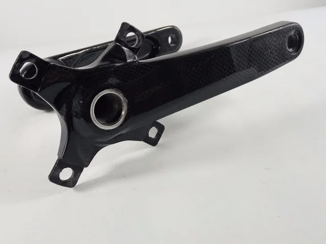 Cheap free shipping  Carbon Fiber MTB Bicycle Crank Road Mountain Bike Crankset Ultra-light Carbon BMX Crank bicicleta 170/172.5/175mm
