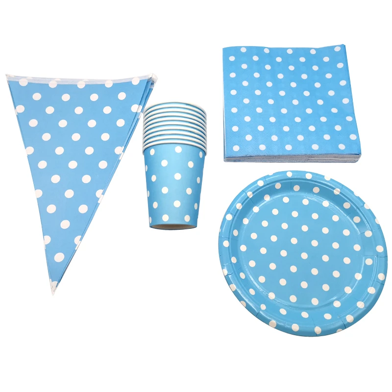 baby boy shower napkins and plates