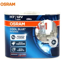 OSRAM H7 12 В 55 Вт 64210CBI 4200 К Cool Blue Intense ксенон белый свет авто лампы галогенные фары Hi /lo луча 20% яркость пара