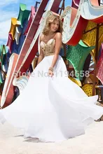 2016 neueste Sexy Lady Schöne New Fashion Design Elegante Kristalle Schatz Chiffon Lange Bodenlangen Abendkleid