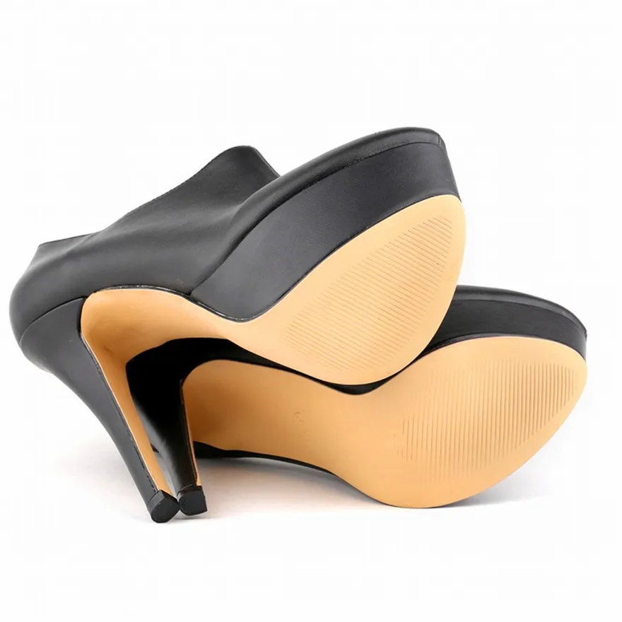 LOSLANDIFEN/ботильоны из мягкой кожи в сдержанном стиле полусапожки на молнии на платформе модная женская обувь на очень высоком каблуке 14 см
