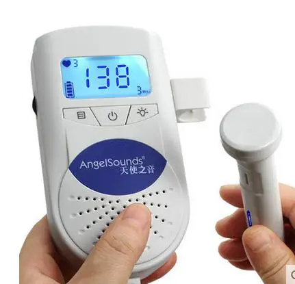 

Baby Care Home use Fetal Doppler Fetal Portable Heartbeat Detector for pregnant women LCD display 3MHZ Probe Added CE&FDA proved