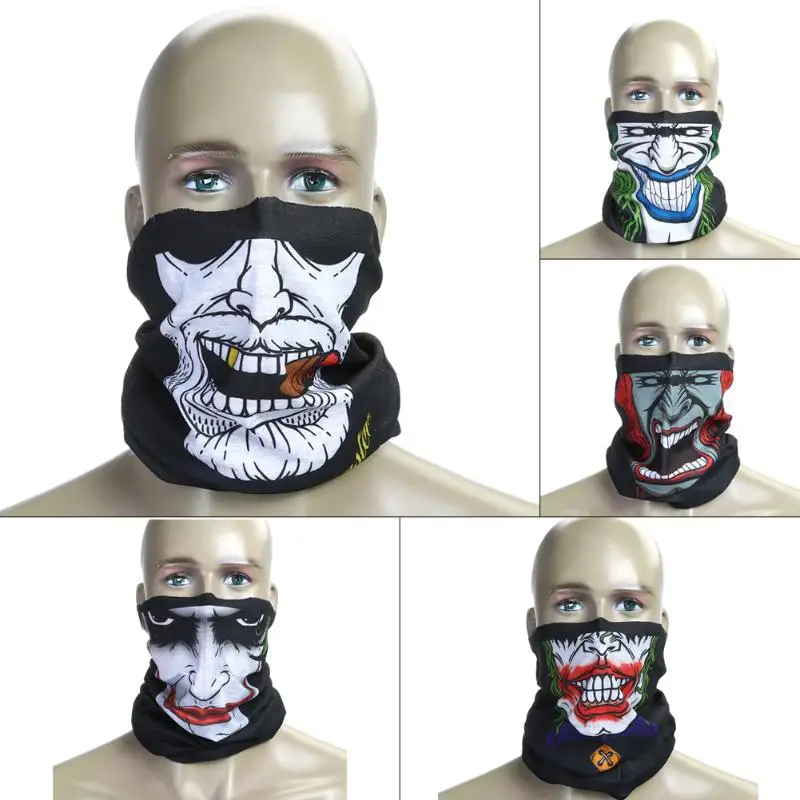 

Skull Bandana Bike Cycling Mask Autumn Winter Various Design Magic Tube Headband Muffler Scarf Outdoor Neck Face Mask Headwear