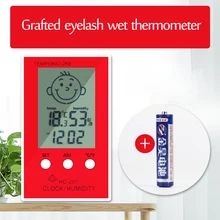 Электронный термометр для наращивание ресниц используется для внутреннего точного цифрового термометра и измеритель влажности для детской комнаты