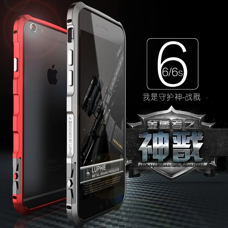 bilder für LUPHIE für IPhone 6 6 S Plus 5,5 zoll Metallstoßkasten CNC Aircraft Aluminium Rahmen Coque Fundas für IPhone6 4,7 zoll fall bilder für LUPHIE für IPhone 6 6 S Plus 5,5 zoll Metallstoßkasten CNC Aircraft Aluminium Rahmen Coque Fundas für IPhone6 4,7 zoll fall