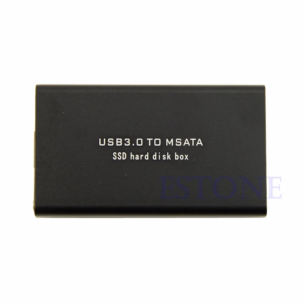 

New USB 3.0 to mSATA SSD Adapter Card External Enclosure Case Cover Box +Tools High Speed
