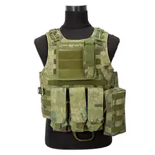 Камуфляжный охотничий военный тактический жилет Wargame Body Molle Armor охотничий жилет CS Уличное оборудование