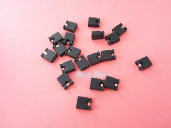 

2000pcs 2.54mm Standard Circuit Board Jumper Cap (black) For