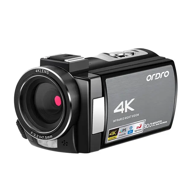 $US $94.36  Ordro WIFI AE8 4K Video Camera Digital Full HD Touch Screen IR Infrared Night Vision Camera Fotogra