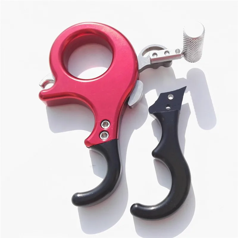 

Aluminium Alloy 3 /4 Finger Archery Release Aids 3 Fingers Thumb Release Compound Bow Thumb Caliper Trigger Archery Accessories